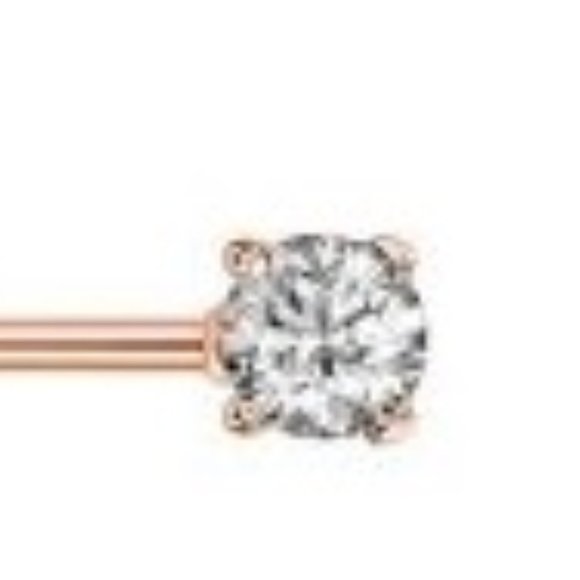 Nipple Piercing ~ Per Pair ~ Zircon Crystals ~ Round - Picture 4 of 6